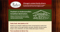 Desktop Screenshot of paulinesbreakfast.com